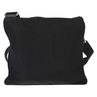 Prada Flat Messenger Bag Tessuto Black Nylon Shoulder Bag Bag (Pre-Loved)