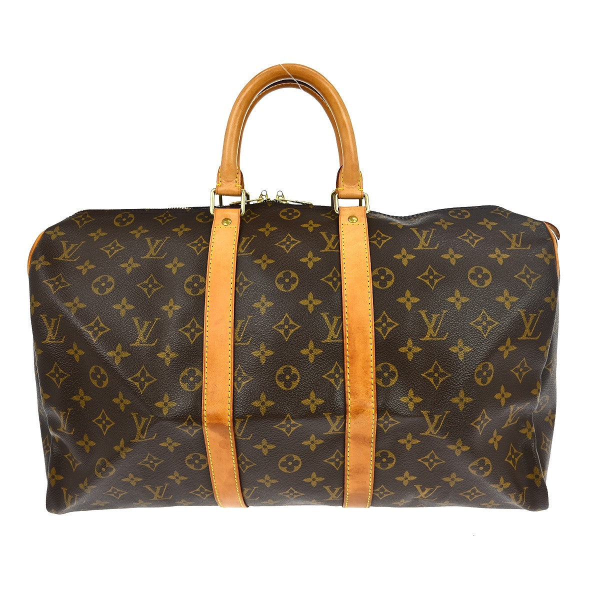 Louis Vuitton Louis Vuitton Keepall Bag Monogram Canvas Brown Canvas Travel Bag Bag (Pre-Loved)