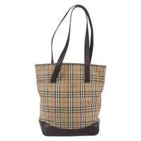 Burberry Vintage Tote Bag Canvas Beige Canvas Tote Bag Bag (Authentic Pre-Loved)
