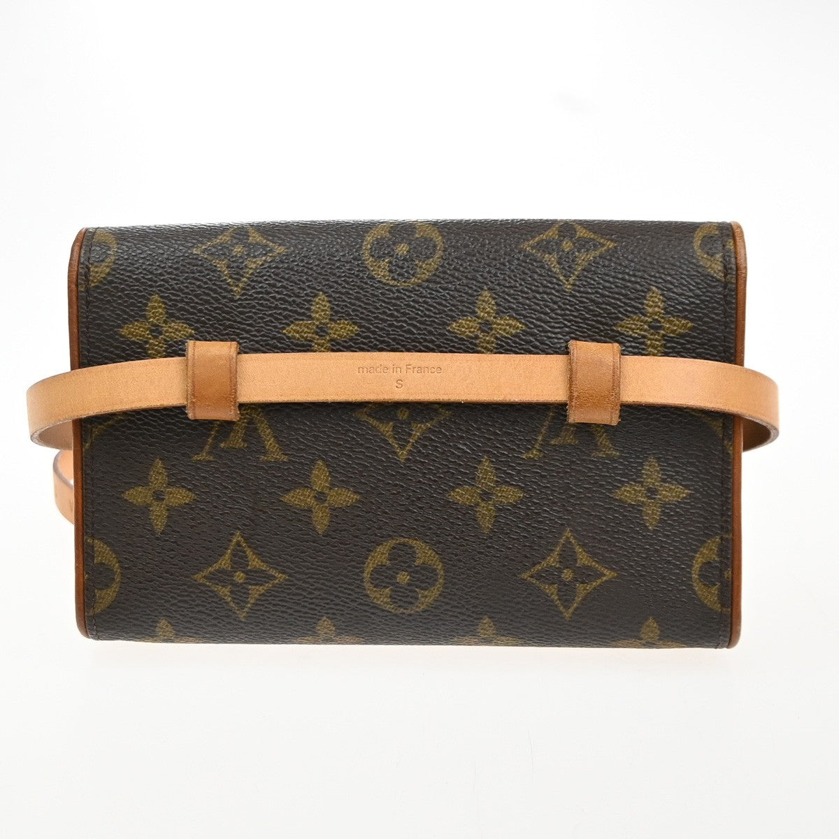 Louis Vuitton Florentine Waist Bag Monogram Canvas Brown Canvas Clutche & Pouche Bag (Authentic Pre-Loved)