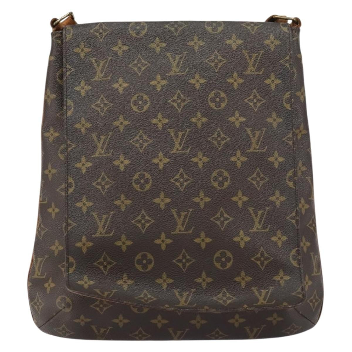 Louis Vuitton Musette Salsa Handbag Monogram Canvas Brown Canvas Shoulder Bag Bag (Authentic Pre-Loved)