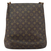 Louis Vuitton Musette Salsa Handbag Monogram Canvas Brown Canvas Shoulder Bag Bag (Authentic Pre-Loved)