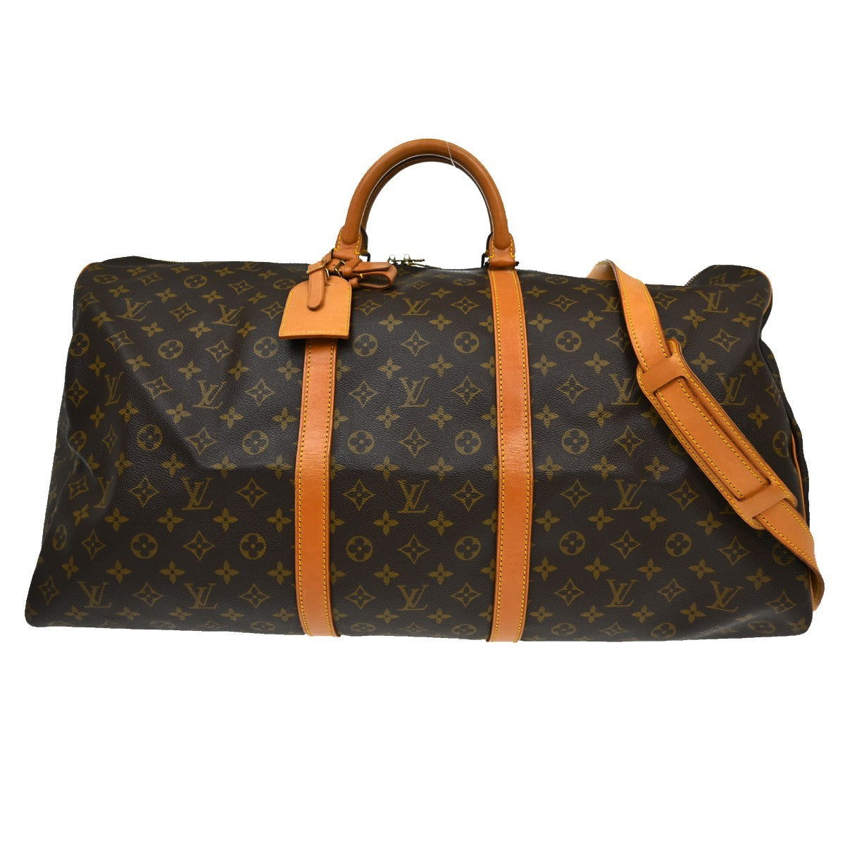 Louis Vuitton Louis Vuitton Keepall Bandouliere Bag Monogram Canvas Brown Canvas Travel Bag Bag (Authentic Pre-Loved)