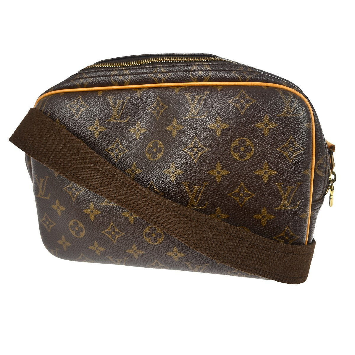 Louis Vuitton Louis Vuitton Reporter Bag Monogram Canvas Brown Canvas Shoulder Bag Bag (Authentic Pre-Loved)