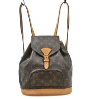 Louis Vuitton Louis Vuitton Vintage Montsouris Backpack Monogram Canvas Brown Canvas Backpack Bag (Pre-Loved)