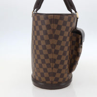 Louis Vuitton Manosque Handbag Damier Brown Canvas Tote Bag Bag (Authentic Pre-Loved)