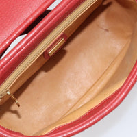 Gucci Vintage Shoulder Bag Leather Red Leather Shoulder Bag Bag (Authentic Pre-Loved)