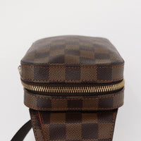Louis Vuitton Geronimos Waist Bag Damier Brown Canvas Shoulder Bag Bag (Authentic Pre-Loved)