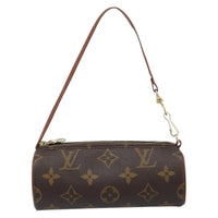 Louis Vuitton Papillon Pochette Monogram Canvas Brown Canvas Clutche & Pouche Bag (Authentic Pre-Loved)