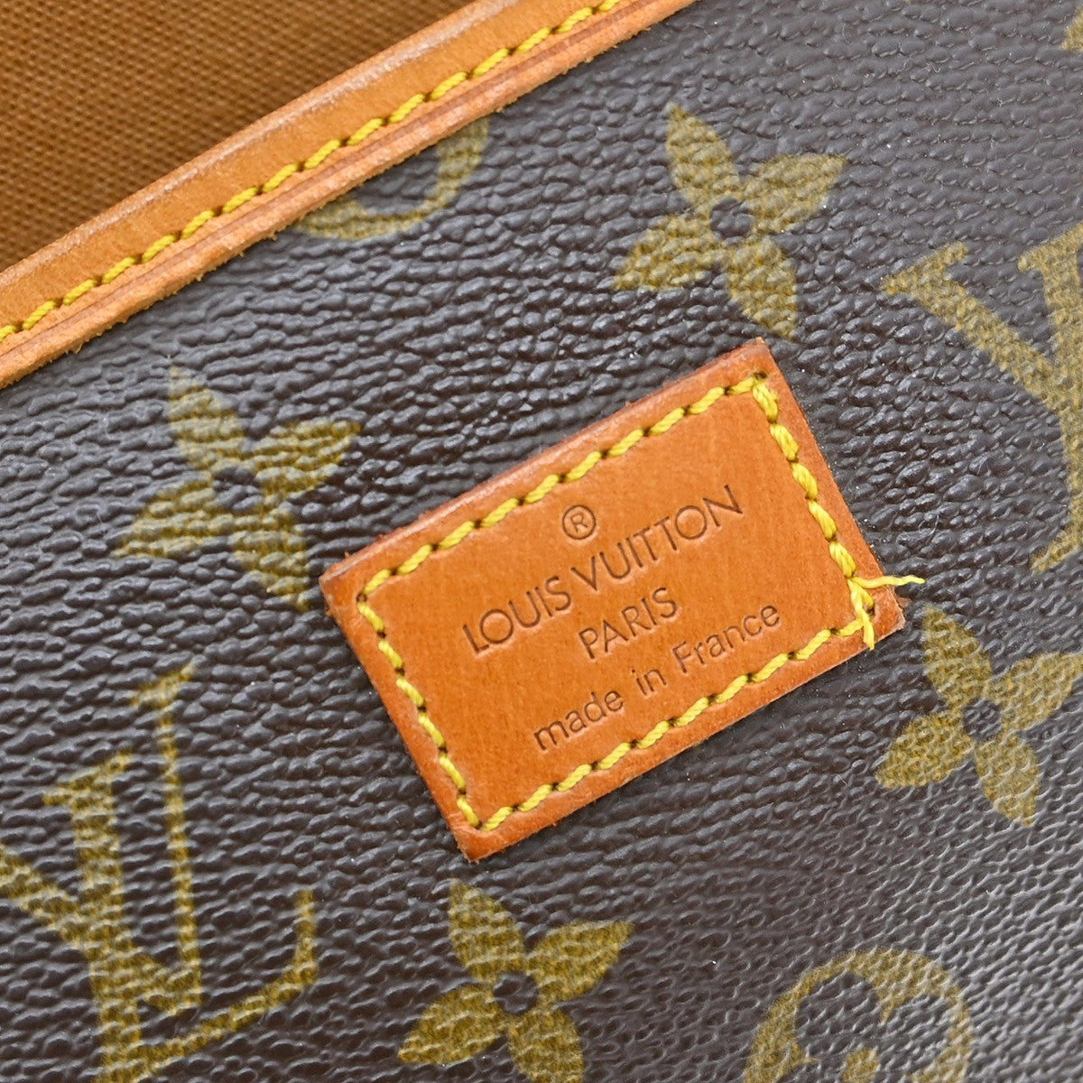 Louis Vuitton Saumur Handbag Monogram Canvas Brown Canvas Shoulder Bag Bag (Authentic Pre-Loved)