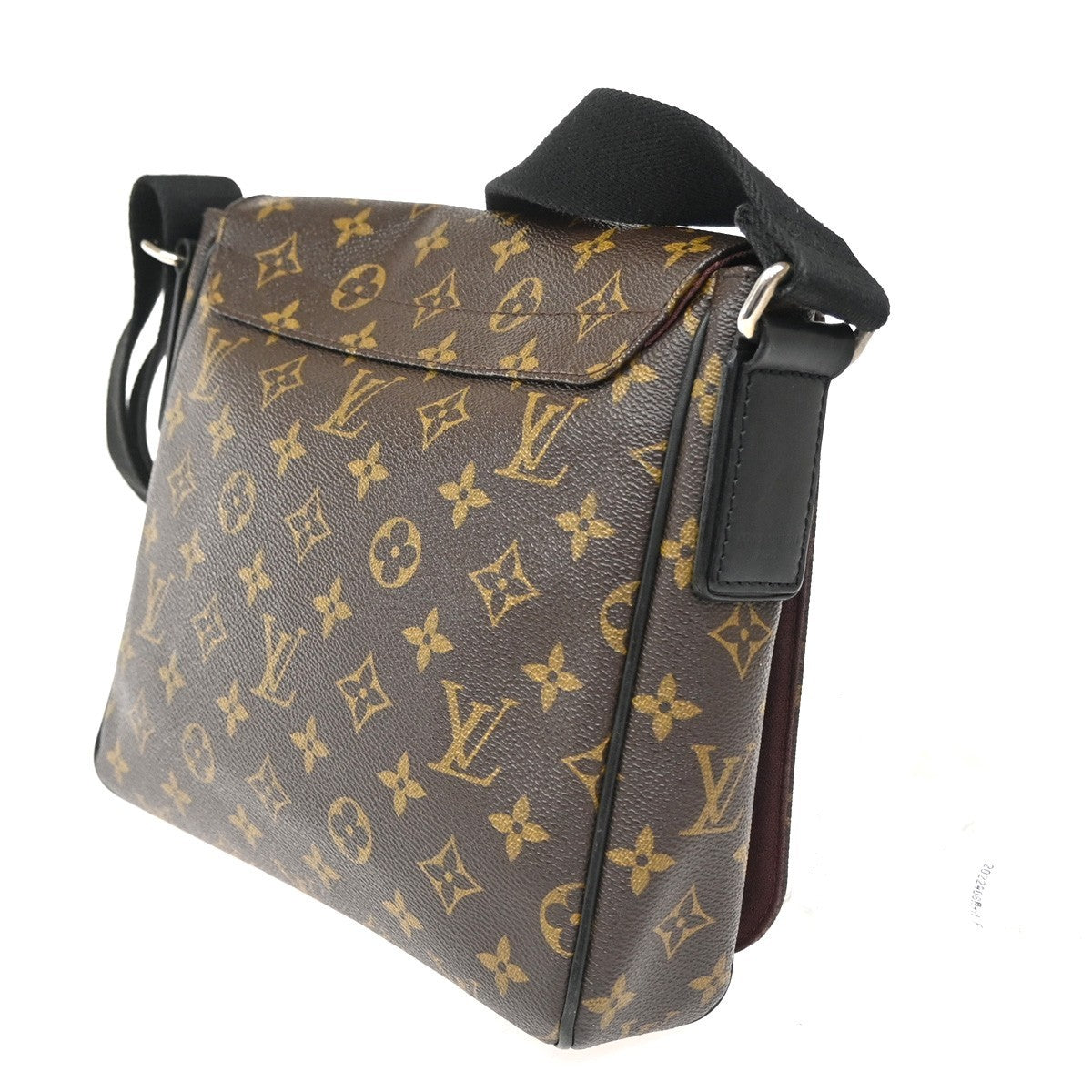Louis Vuitton District Messenger Bag Macassar Monogram Canvas Brown Canvas Shoulder Bag Bag (Authentic Pre-Loved)