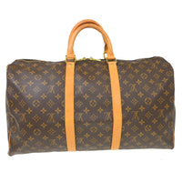 Louis Vuitton Louis Vuitton Keepall Bag Monogram Canvas Brown Canvas Travel Bag Bag (Authentic Pre-Loved)