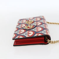 Gucci X Adidas Wallet On Chain Leather Multicolour Leather Shoulder Bag Bag (Authentic Pre-Loved)