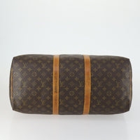 Louis Vuitton Keepall Bag Monogram Canvas Brown Canvas Travel Bag Bag (Pre-Loved)