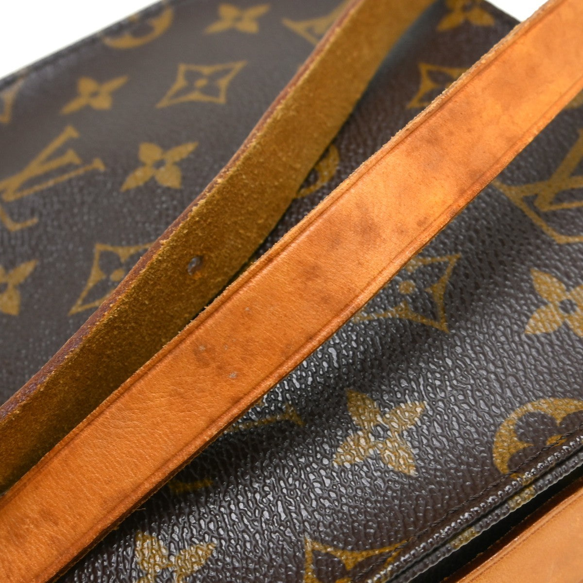 Louis Vuitton Louis Vuitton Cartouchiere Handbag Monogram Canvas Brown Canvas Shoulder Bag Bag (Authentic Pre-Loved)