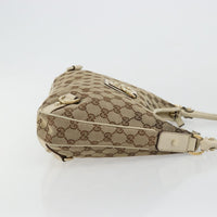 Gucci Abbey Shoulder Bag Gg Canvas Beige Canvas Shoulder Bag Bag (Pre-Loved)