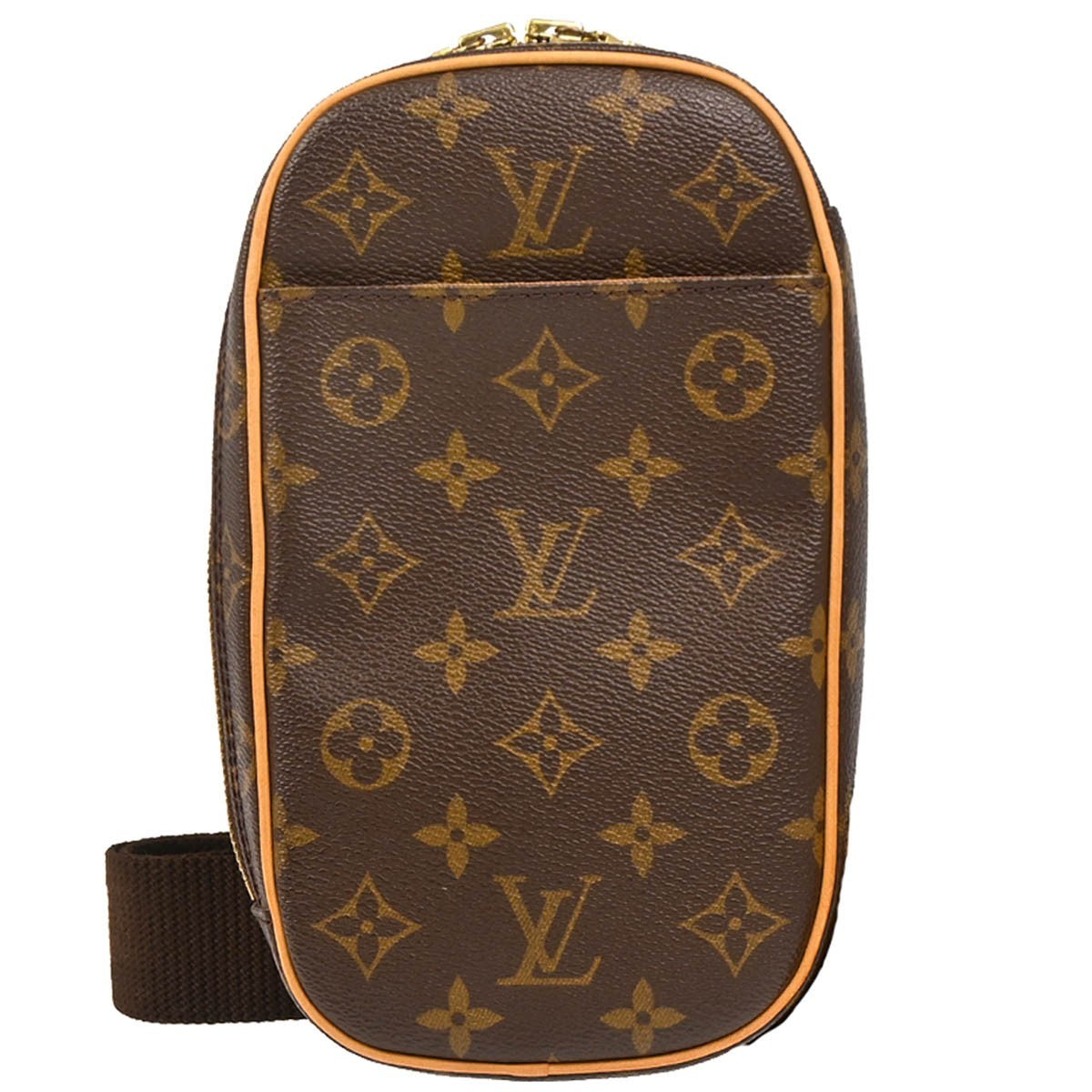 Louis Vuitton Pochette Gange Monogram Canvas Brown Canvas Clutche & Pouche Bag (Authentic Pre-Loved)