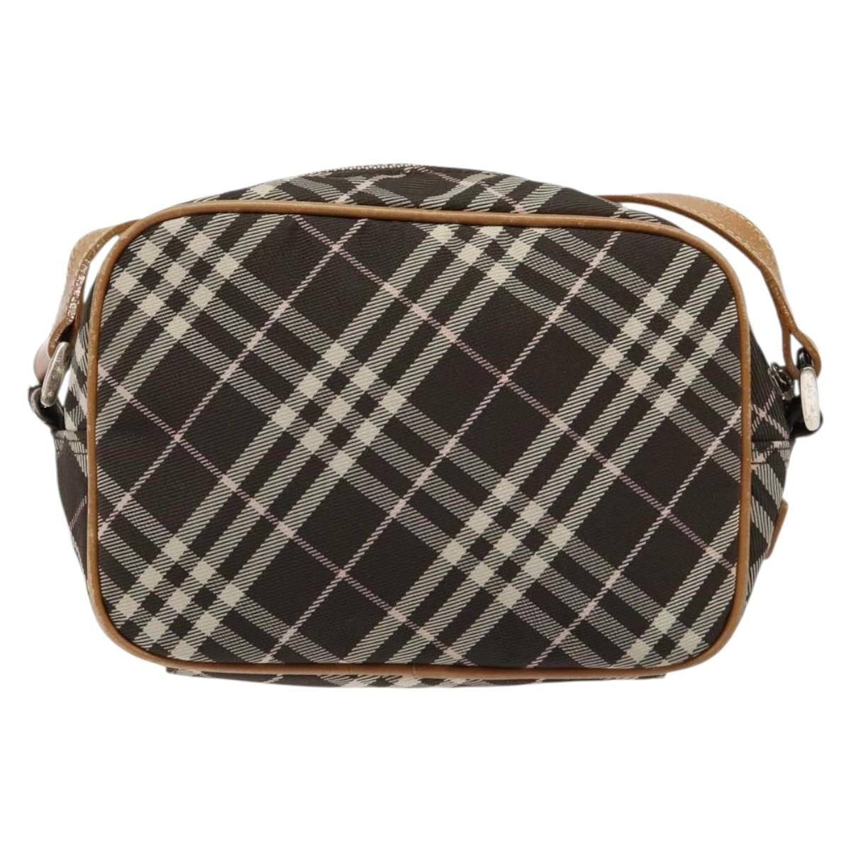 Burberry Nova Check Blue Label Canvas Brown Canvas Shoulder Bag Bag (Pre-Loved)