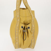 Burberry Blue Label Tote Bag Leather Yellow Leather Tote Bag Bag (Pre-Loved)