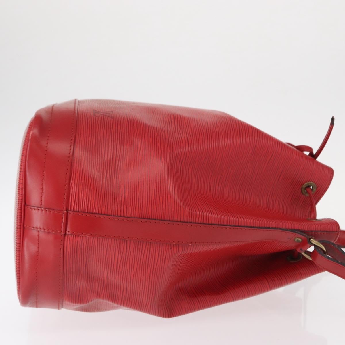 Louis Vuitton Noe Handbag Epi Leather Red Leather Shoulder Bag Bag (Authentic Pre-Loved)