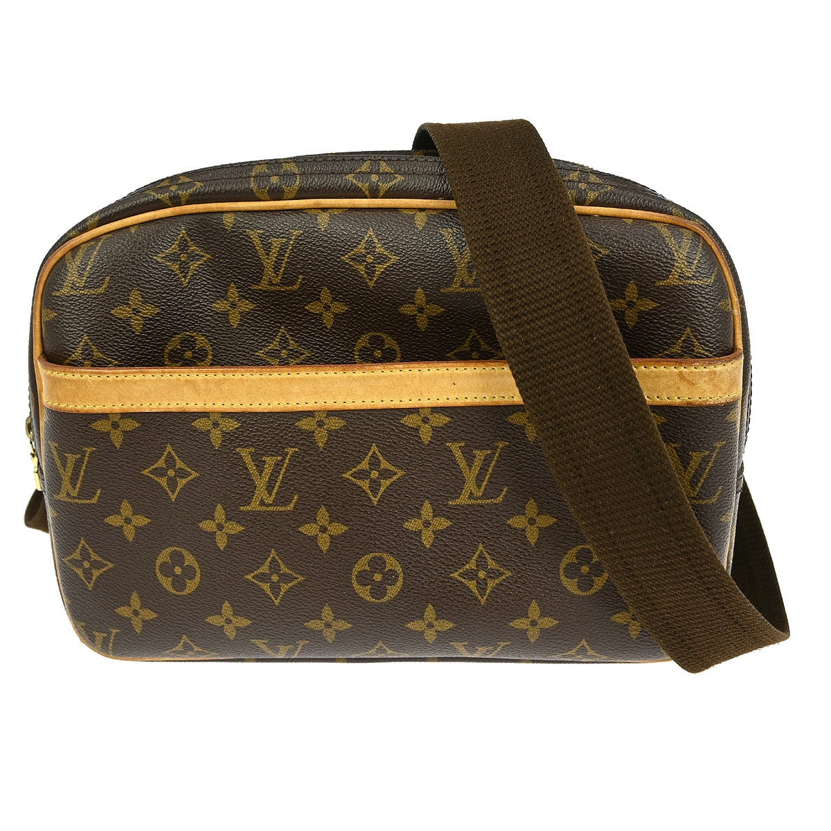 Louis Vuitton Louis Vuitton Reporter Bag Monogram Canvas Brown Canvas Shoulder Bag Bag (Authentic Pre-Loved)