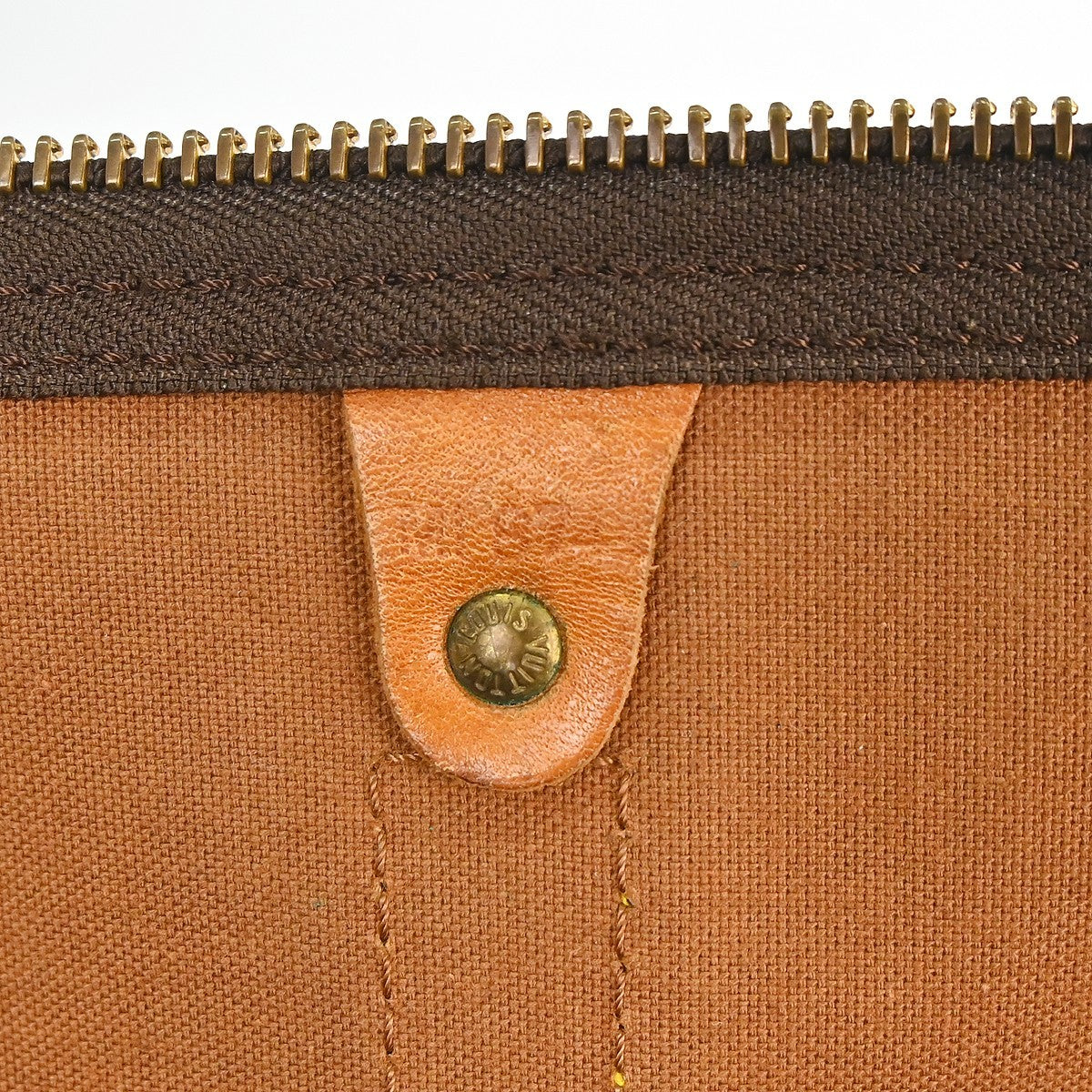 Louis Vuitton Louis Vuitton Keepall Bag Monogram Canvas Brown Canvas Travel Bag Bag (Pre-Loved)