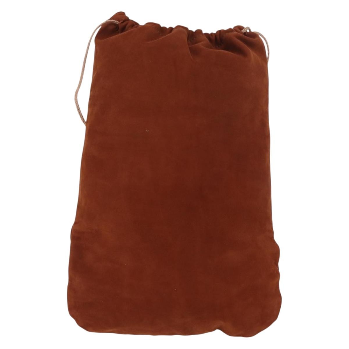 Gucci Pochette Suede Brown Suede Clutche & Pouche Bag (Pre-Loved)