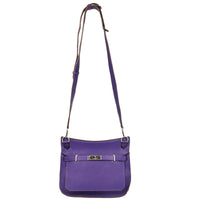 Hermes Jypsiere Bag Clemence Blue Leather Shoulder Bag Bag (Authentic Pre-Loved)