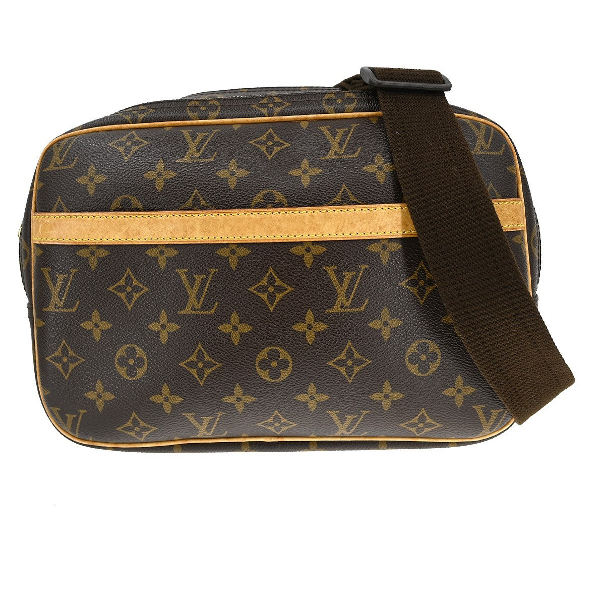 Louis Vuitton Louis Vuitton Reporter Bag Monogram Canvas Brown Canvas Shoulder Bag Bag (Authentic Pre-Loved)