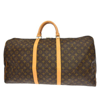 Louis Vuitton Louis Vuitton Keepall Bag Monogram Canvas Brown Canvas Travel Bag Bag (Pre-Loved)