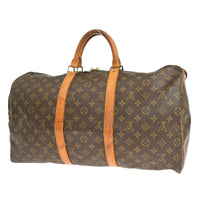 Louis Vuitton Louis Vuitton Keepall Bag Monogram Canvas Brown Canvas Travel Bag Bag (Pre-Loved)