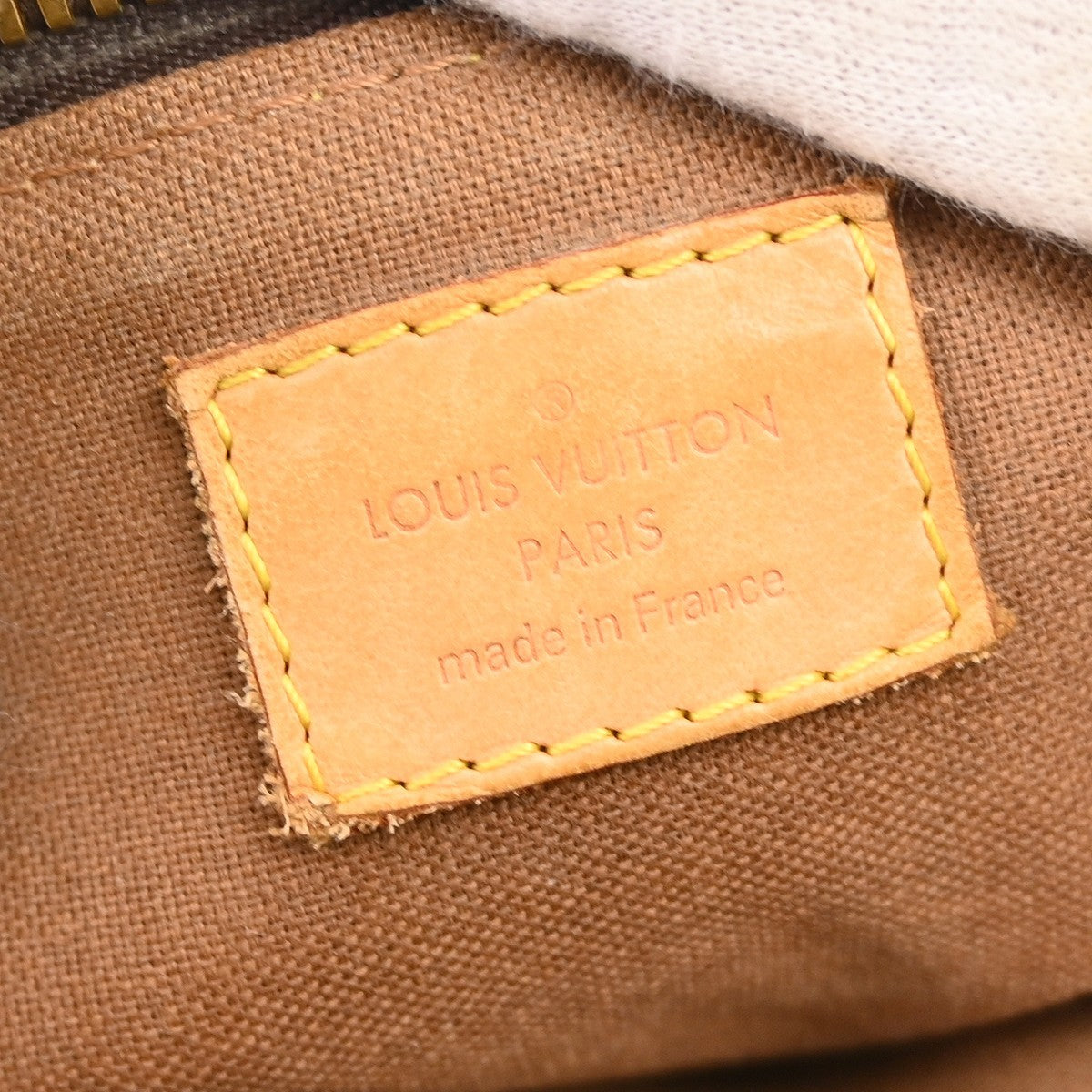Louis Vuitton Palermo Handbag Monogram Canvas Brown Canvas Tote Bag Bag (Authentic Pre-Loved)