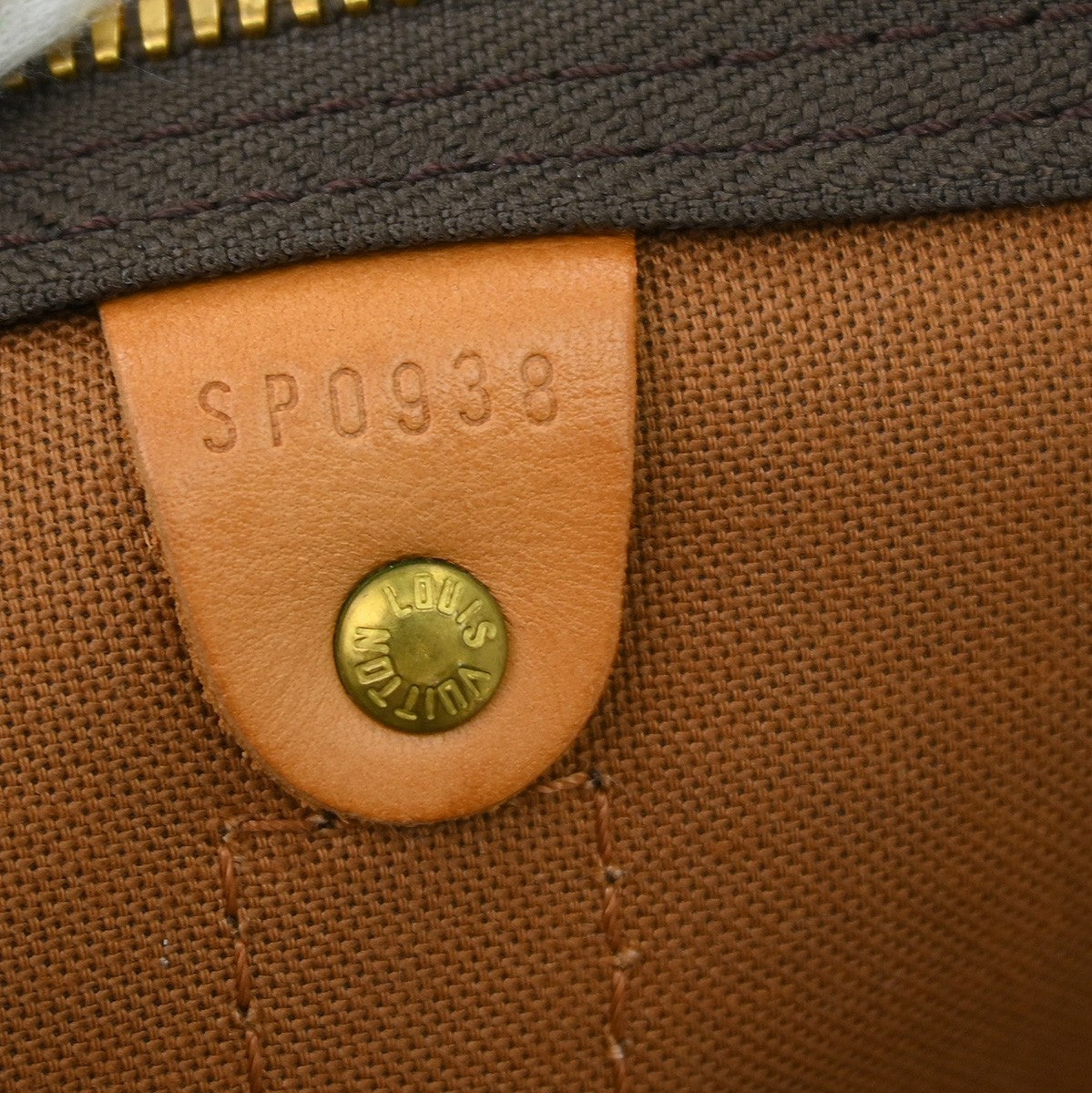 Louis Vuitton Keepall Bag Monogram Canvas Brown Canvas Travel Bag Bag (Authentic Pre-Loved)