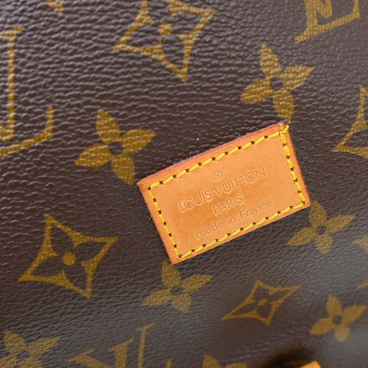 Louis Vuitton Saumur Handbag Monogram Canvas Brown Canvas Shoulder Bag Bag (Authentic Pre-Loved)
