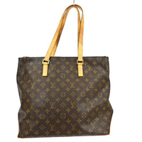 Louis Vuitton Cabas Mezzo Monogram Canvas Brown Canvas Tote Bag Bag (Authentic Pre-Loved)