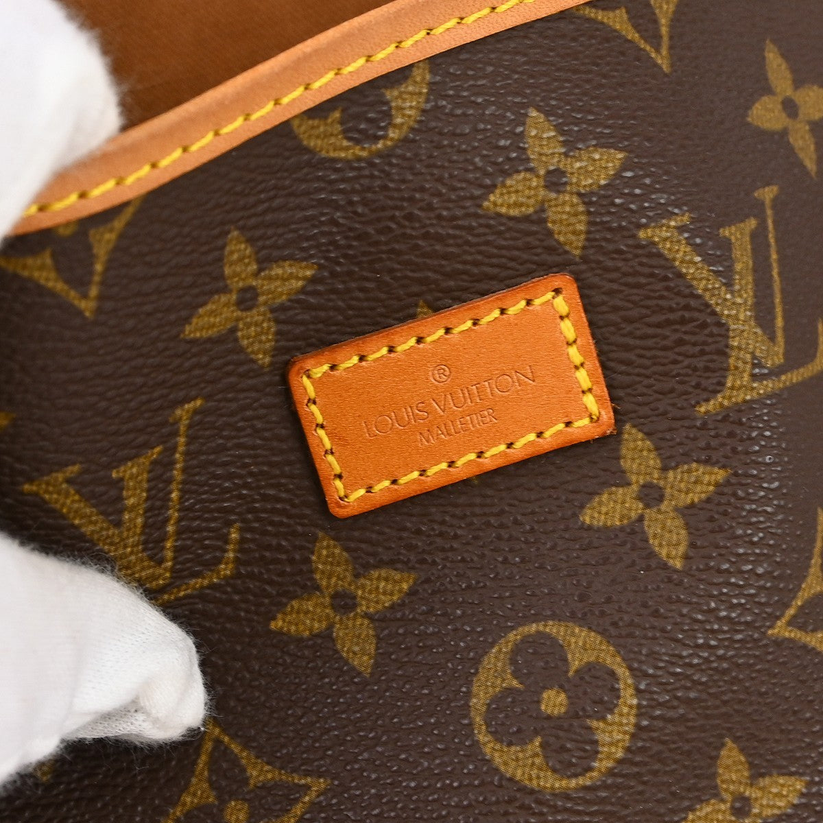Louis Vuitton Louis Vuitton Saumur Handbag Monogram Canvas Brown Canvas Shoulder Bag Bag (Authentic Pre-Loved)