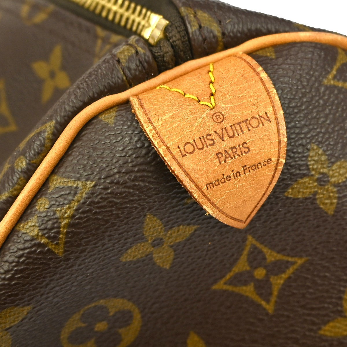 Louis Vuitton Keepall Bag Monogram Canvas Brown Canvas Travel Bag Bag (Authentic Pre-Loved)