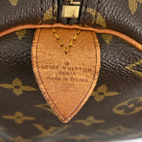 Louis Vuitton Keepall Bag Monogram Canvas Brown Canvas Travel Bag Bag (Pre-Loved)