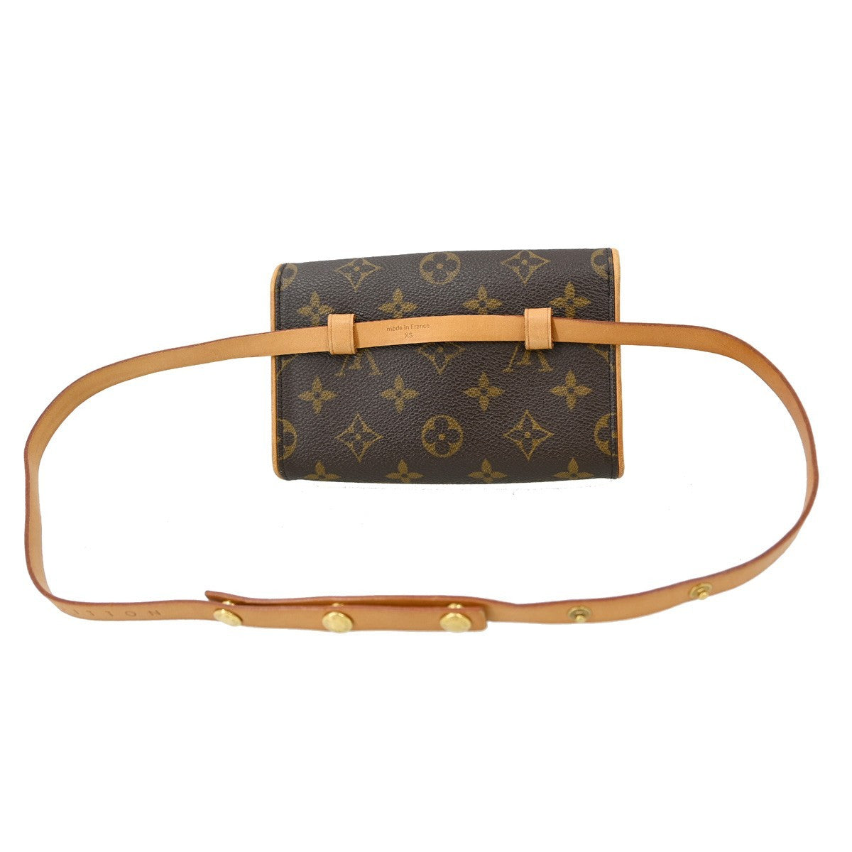 Louis Vuitton Louis Vuitton Florentine Waist Bag Monogram Canvas Brown Canvas Clutche & Pouche Bag (Pre-Loved)