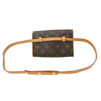 Louis Vuitton Louis Vuitton Florentine Waist Bag Monogram Canvas Brown Canvas Clutche & Pouche Bag (Pre-Loved)