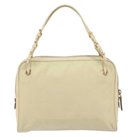 Prada Vintage Handbag Tessuto Beige Nylon Handbag (Authentic Pre-Loved)
