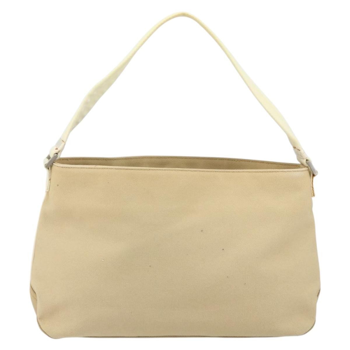 Prada Sport Handbag Canvas Beige Canvas Shoulder Bag Bag (Pre-Loved)