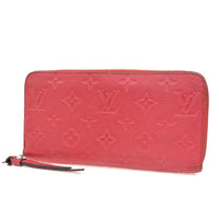 Louis Vuitton Portefeuille Zippy Monogramme Empreinte Monogramme Empreinte Red Leather Wallets Accessory (Authentic Pre-Loved)