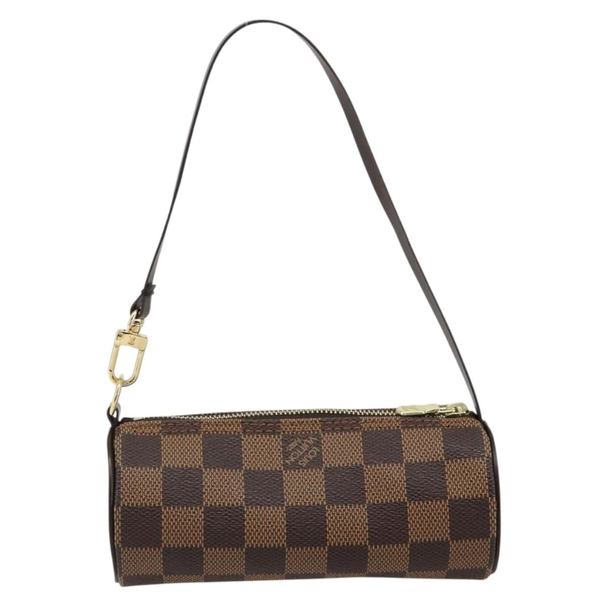 Louis Vuitton Louis Vuitton Papillon Pochette Damier Brown Canvas Clutche & Pouche Bag (Pre-Loved)