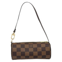 Louis Vuitton Louis Vuitton Papillon Pochette Damier Brown Canvas Clutche & Pouche Bag (Pre-Loved)