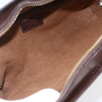 Louis Vuitton Pochette Saint Louis Damier Brown Canvas Clutche & Pouche Bag (Authentic Pre-Loved)