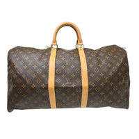 Louis Vuitton Louis Vuitton Keepall Bag Monogram Canvas Brown Canvas Travel Bag Bag (Pre-Loved)