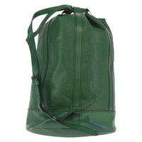 Louis Vuitton Randonnee Backpack Epi Leather Green Leather Backpack Bag (Authentic Pre-Loved)