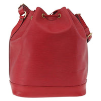 Louis Vuitton Noe Shoulder Bag Leather Red Leather Shoulder Bag Bag (Pre-Loved)