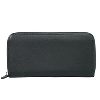 Prada Saffiano Wallet Leather Black Leather Wallets Accessory (Authentic Pre-Loved)